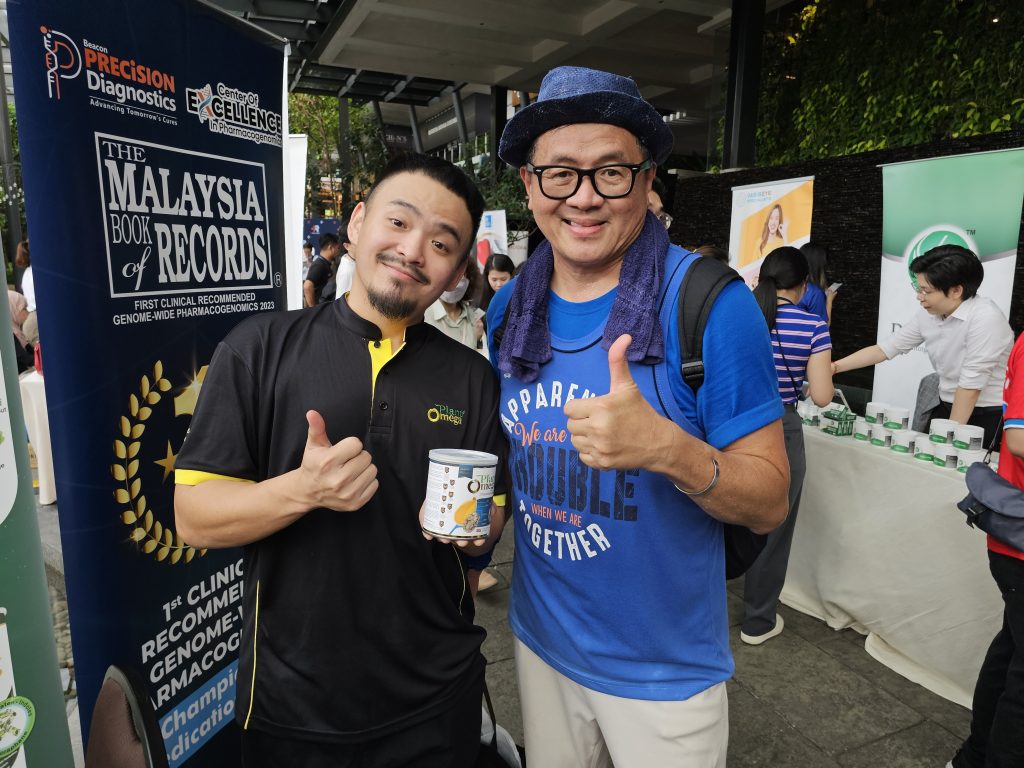 Picture of Beacon Precision Diagnostics and other affiliates during the UOA Wellness Day 2023 at The Sphere